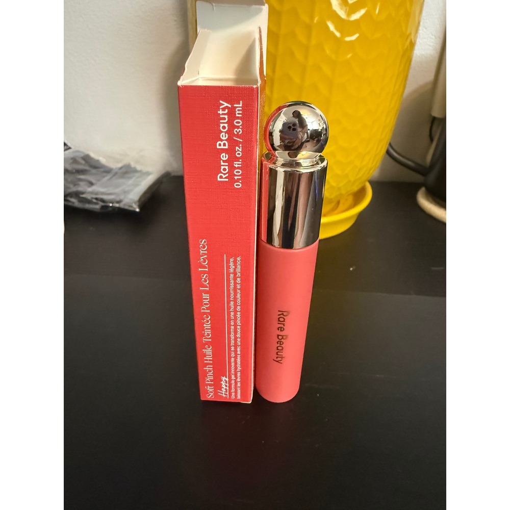 Rare Beauty Soft Pinch Tinted Lip Oil Happy 0.10 fl oz 3.0 mL Pink Lip Tint New